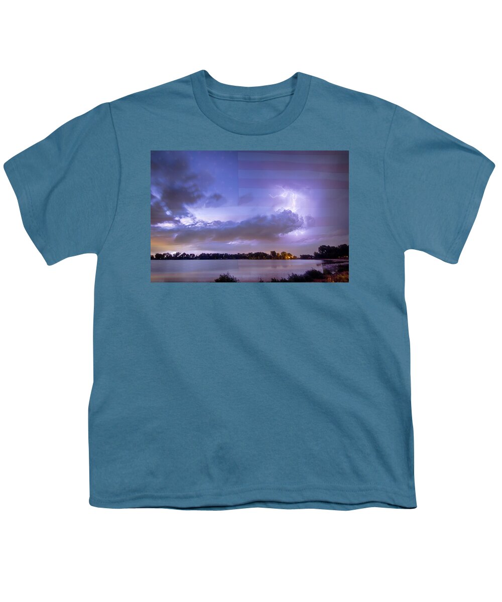 Fourth Of July Youth T-Shirt featuring the photograph Happy Independence Day by James BO Insogna