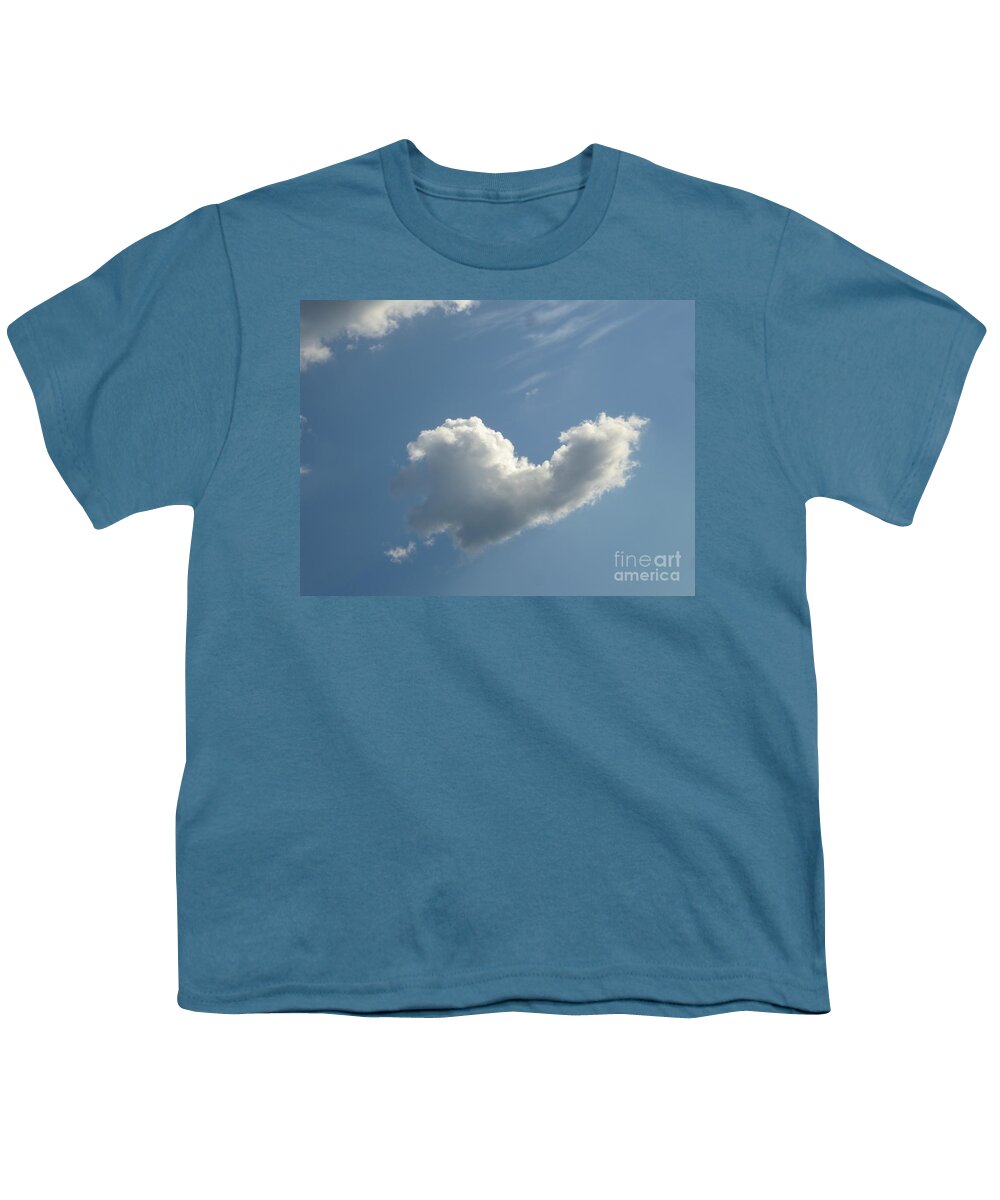 Heart Youth T-Shirt featuring the photograph Heart Cloud Sedona by Mars Besso