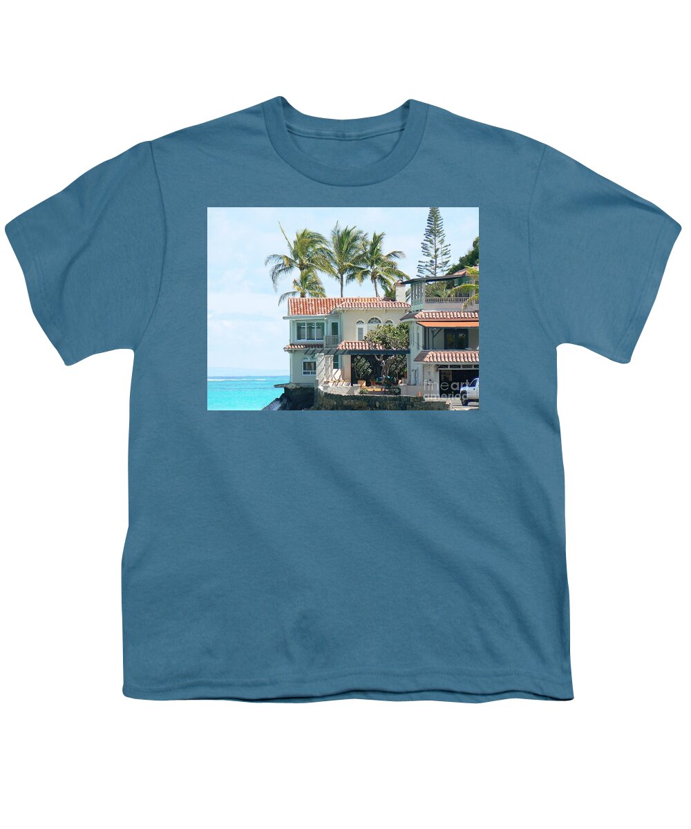 Island Youth T-Shirt featuring the photograph House at Land's End by Dona Dugay