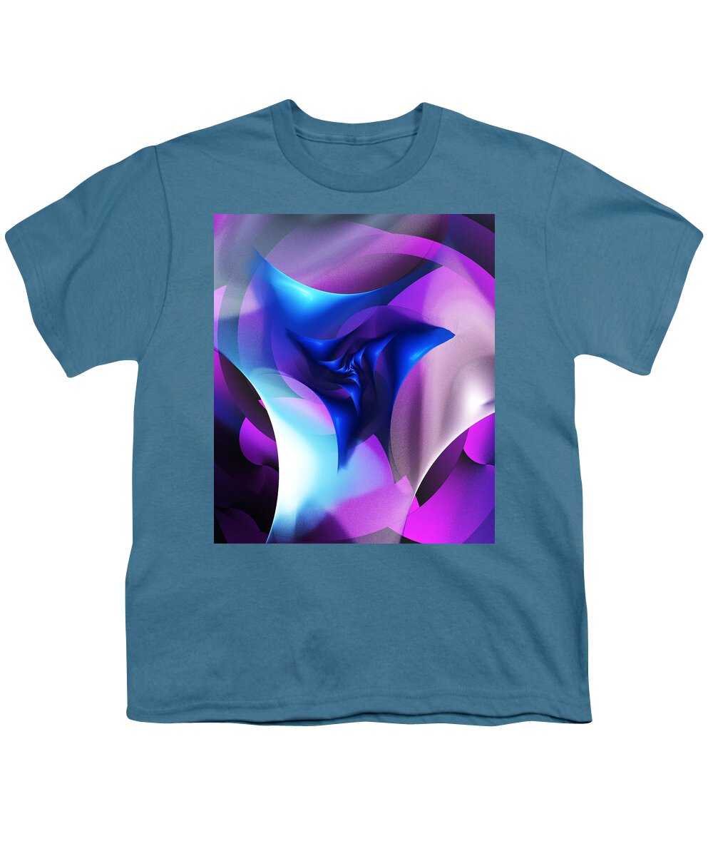 Fine Art Youth T-Shirt featuring the digital art Mysterious by David Lane