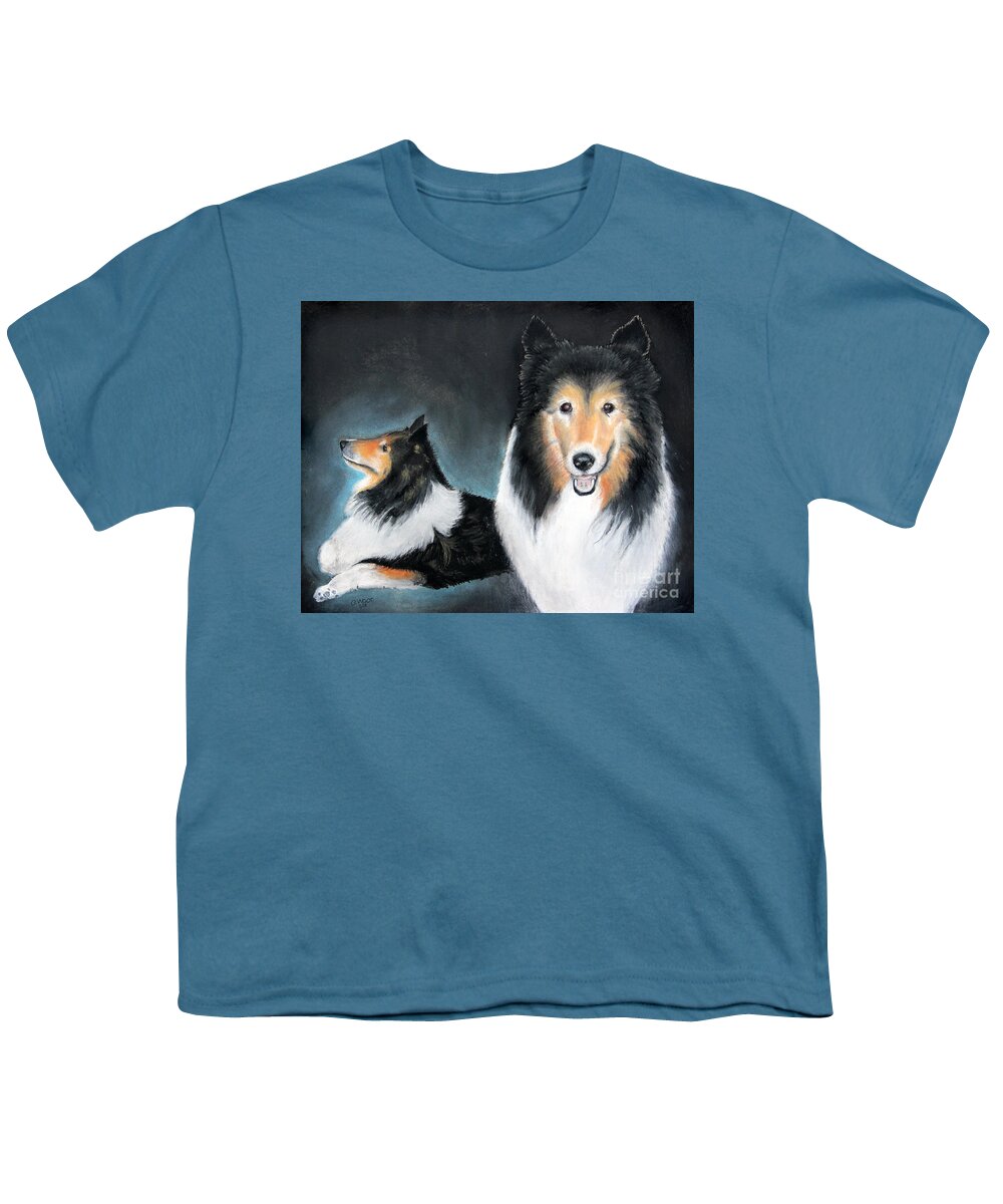Dog Youth T-Shirt featuring the photograph Portrait of Love by George Wood by Karen Adams