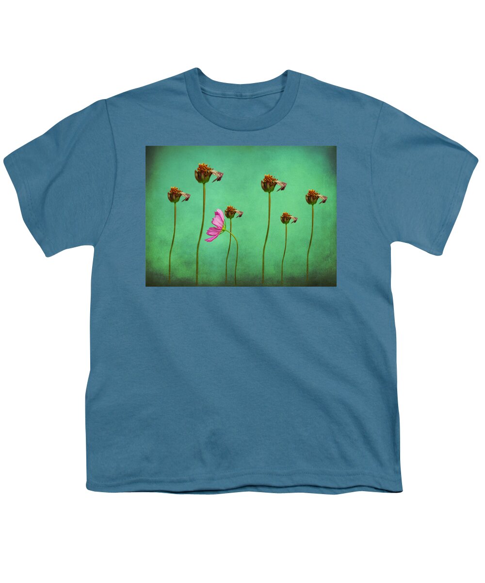 Seven Stems Youth T-Shirt featuring the digital art Seven Stems by David Dehner