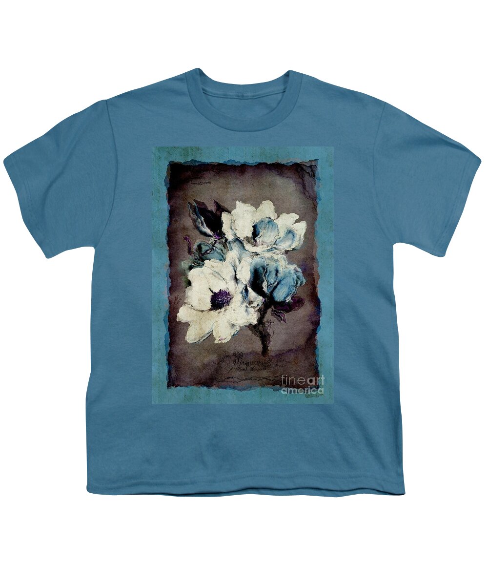 Blue Youth T-Shirt featuring the digital art Sophisticated - a22c by Variance Collections