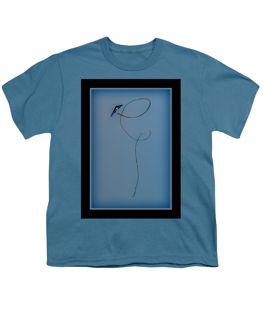 Kite Youth T-Shirt featuring the photograph The Kite by Ernest Echols