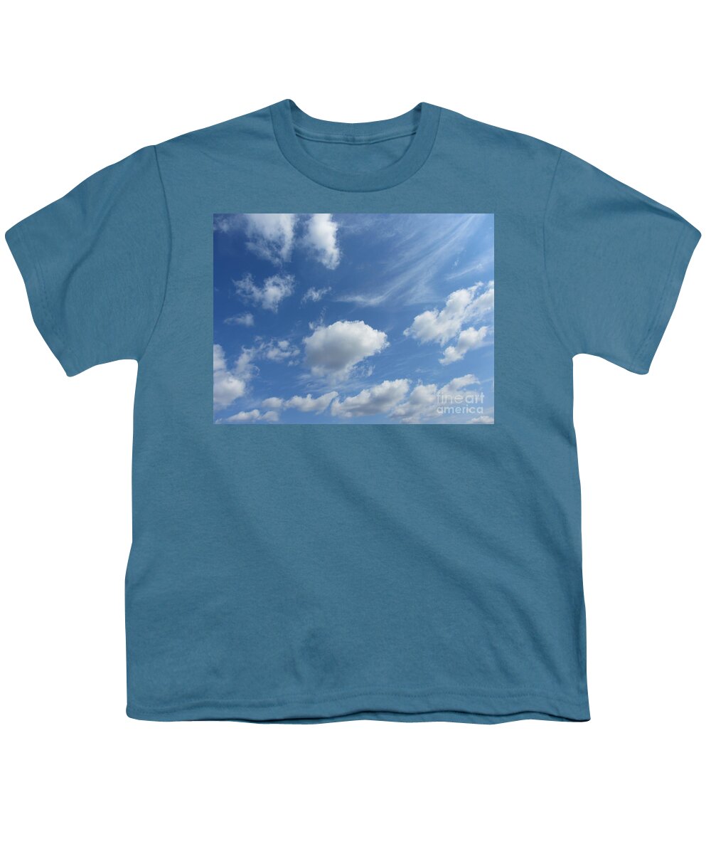 Blue Youth T-Shirt featuring the photograph Wind And Sky by Susan Carella