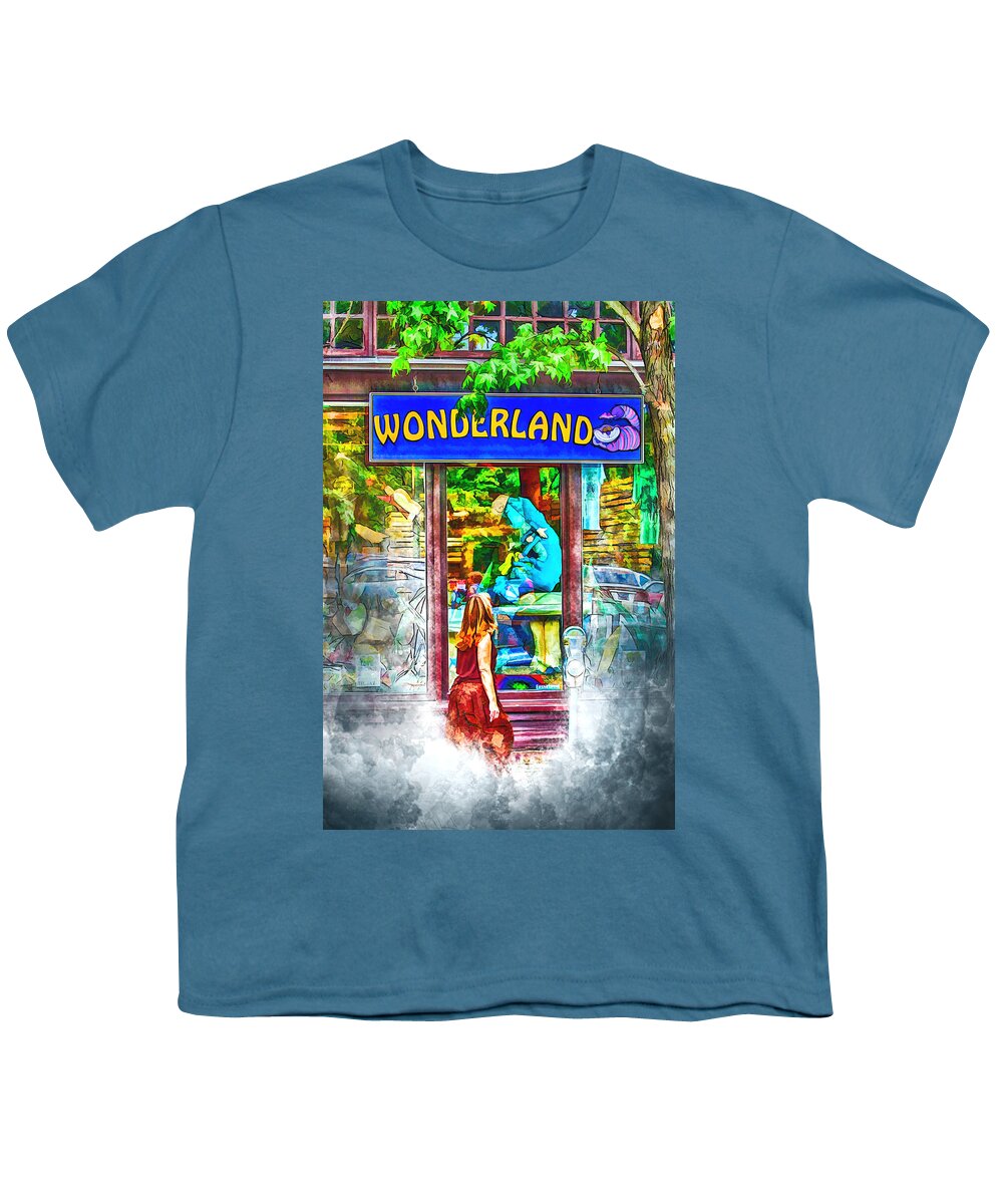 Asheville Youth T-Shirt featuring the photograph Wonderland by John Haldane