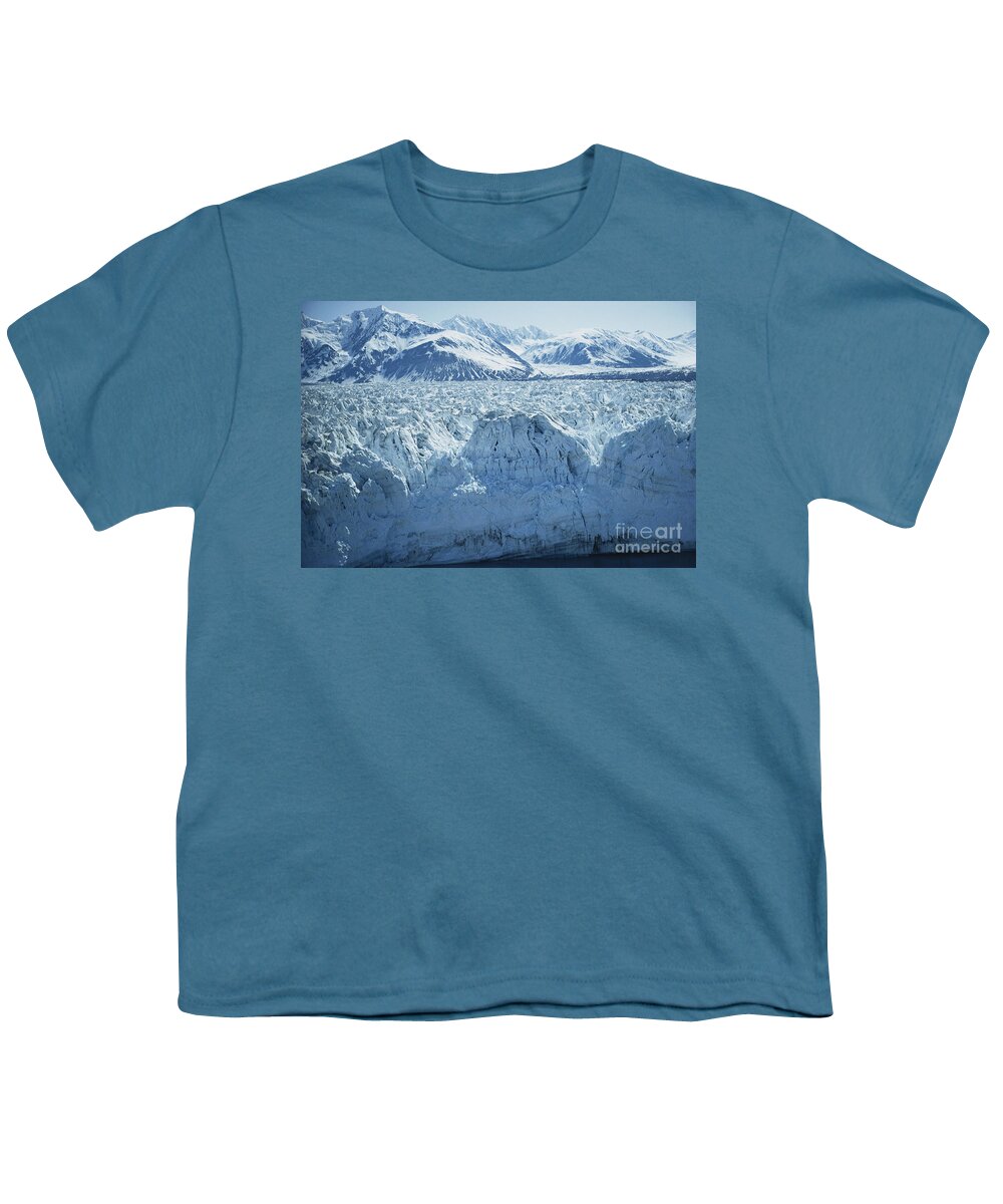 Glacier Youth T-Shirt featuring the photograph Hubbard Glacier #1 by Joseph Rychetnik