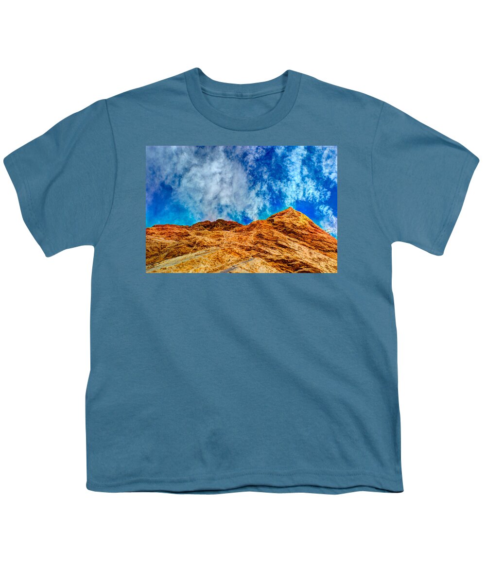 Arcadia Volunteer Fire Company Youth T-Shirt featuring the photograph Dirt Mound and More Sky by Mark Dodd