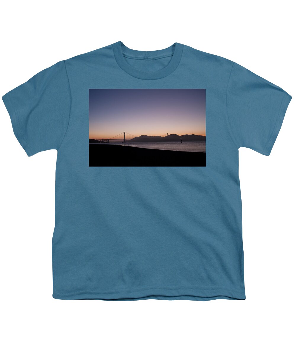 Golden Gate Youth T-Shirt featuring the photograph Golden Gate by Ralf Kaiser