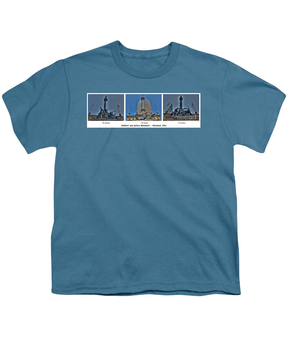Cleveland Ohio Youth T-Shirt featuring the photograph Soldiers' and Sailors' Monument by David Bearden