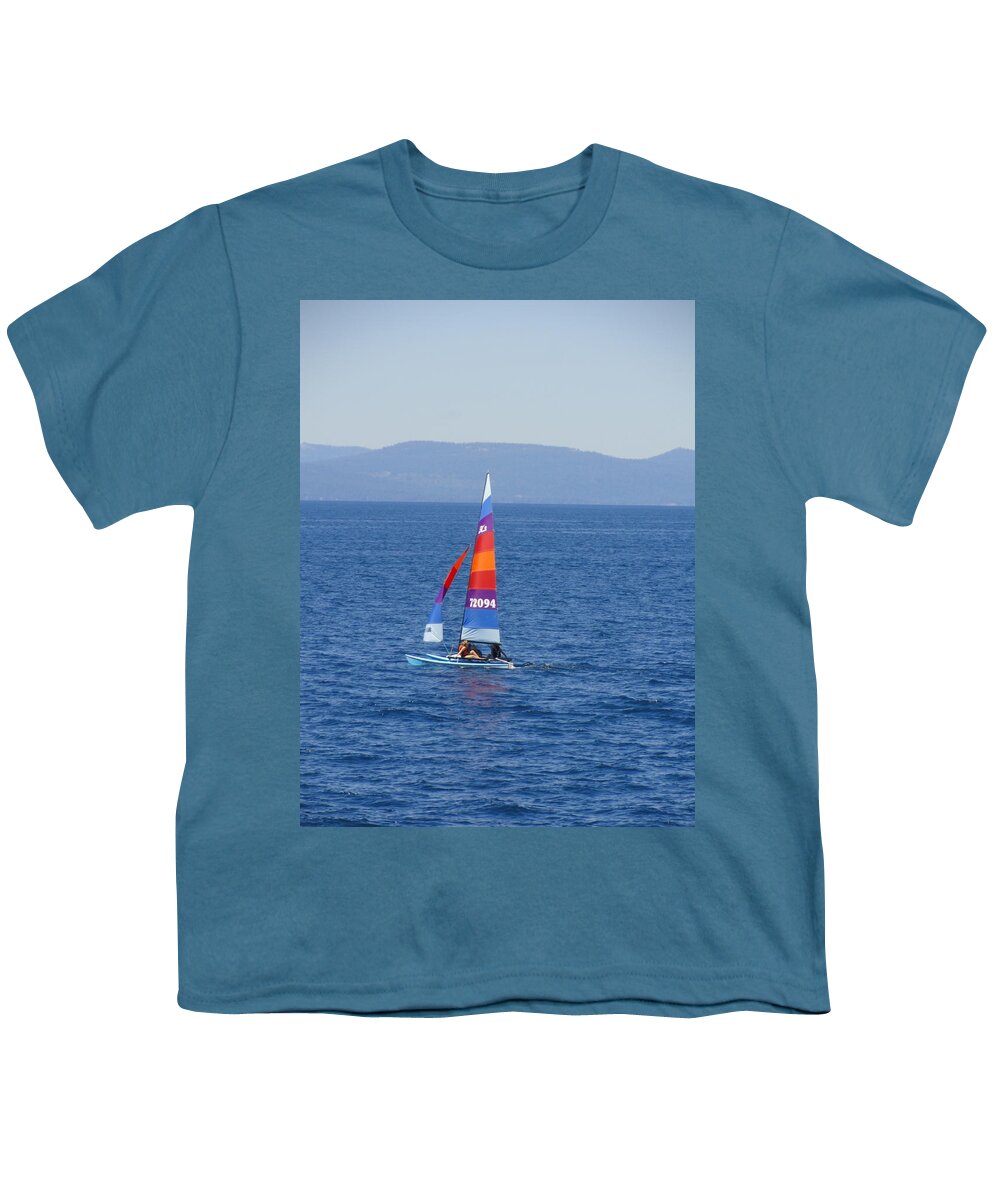 Sail Youth T-Shirt featuring the photograph Tall Sail by Shannon Grissom