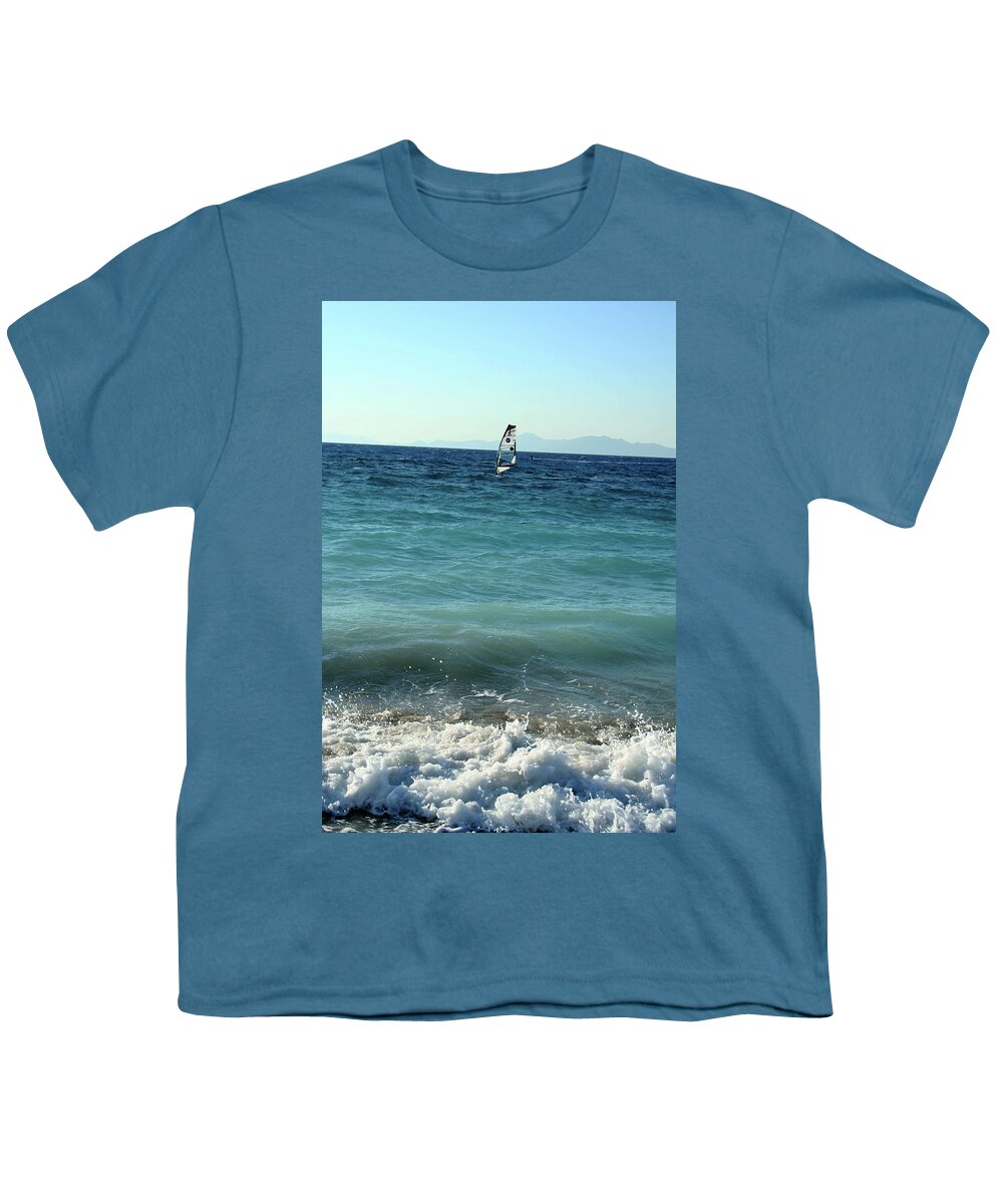 Windsurf Youth T-Shirt featuring the photograph Windsurf by La Dolce Vita
