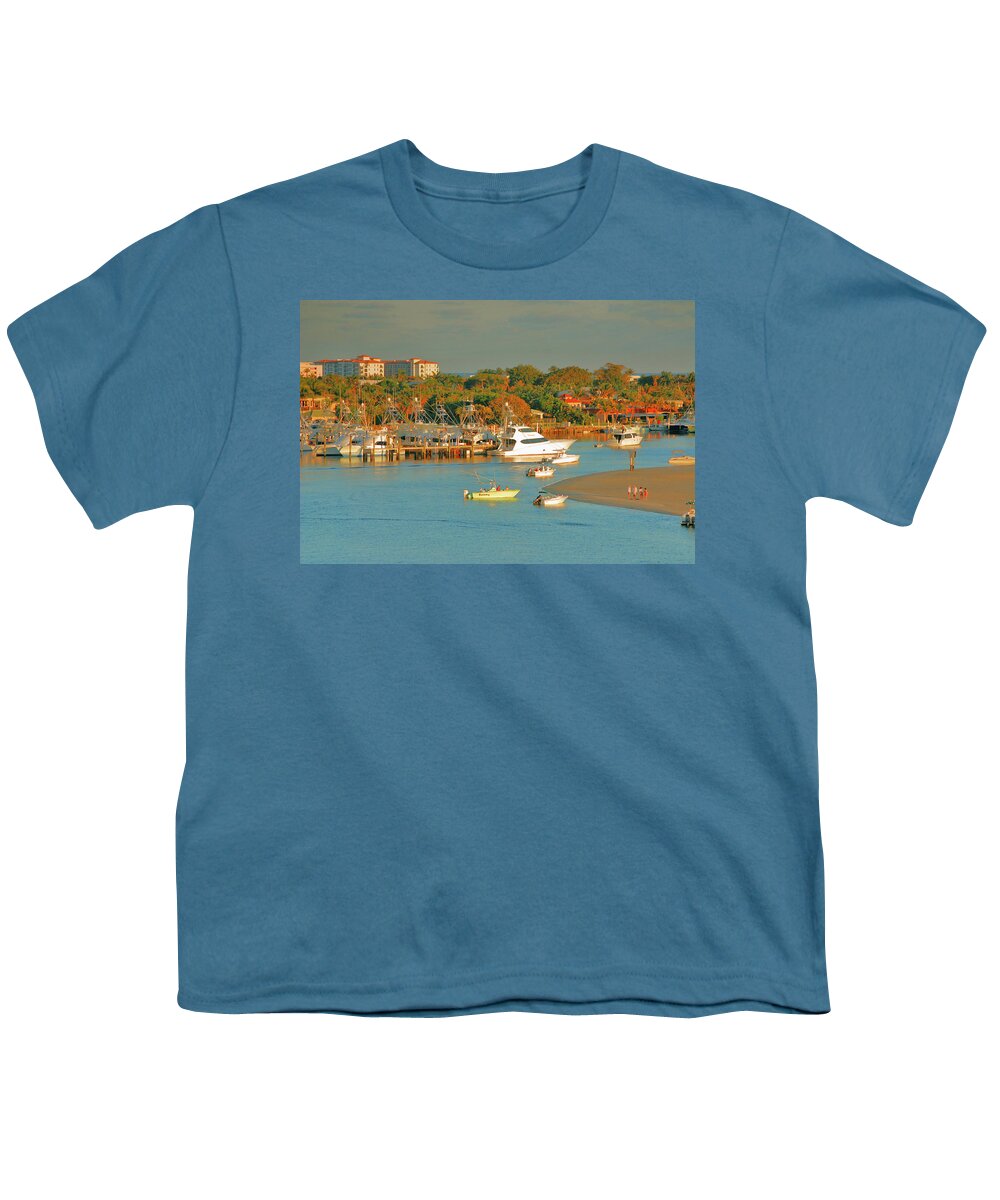  Youth T-Shirt featuring the digital art 36- Singer Island Sunday by Joseph Keane