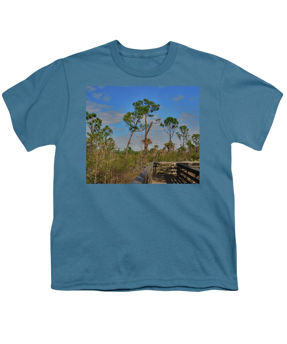  Youth T-Shirt featuring the photograph 5- Boardwalk by Joseph Keane