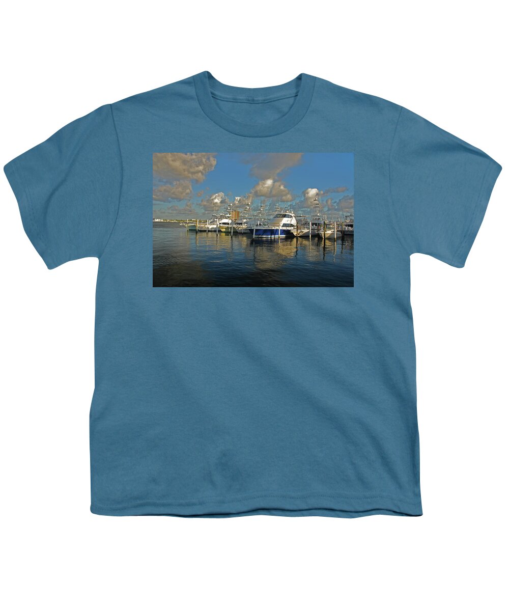  Youth T-Shirt featuring the photograph 6- Sailfish Marina by Joseph Keane