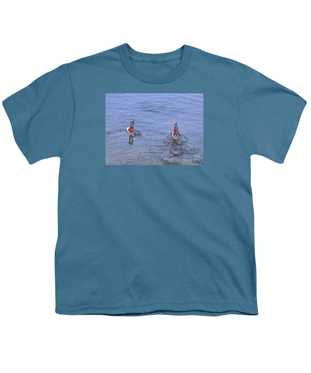 Paddle Boarders Youth T-Shirt featuring the photograph 69- Paddle Boarders by Joseph Keane