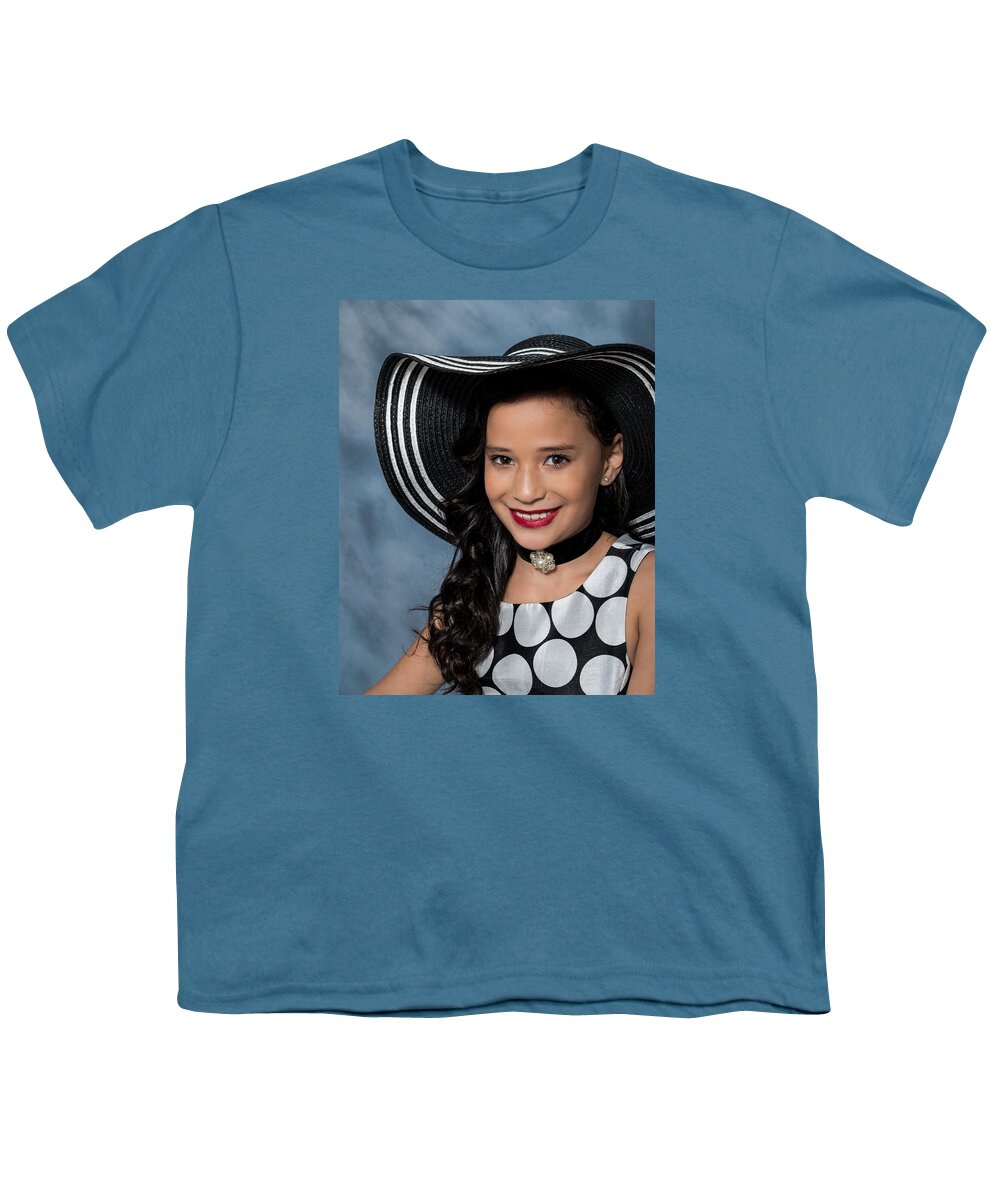 Girl Youth T-Shirt featuring the photograph 9334 by Teresa Blanton