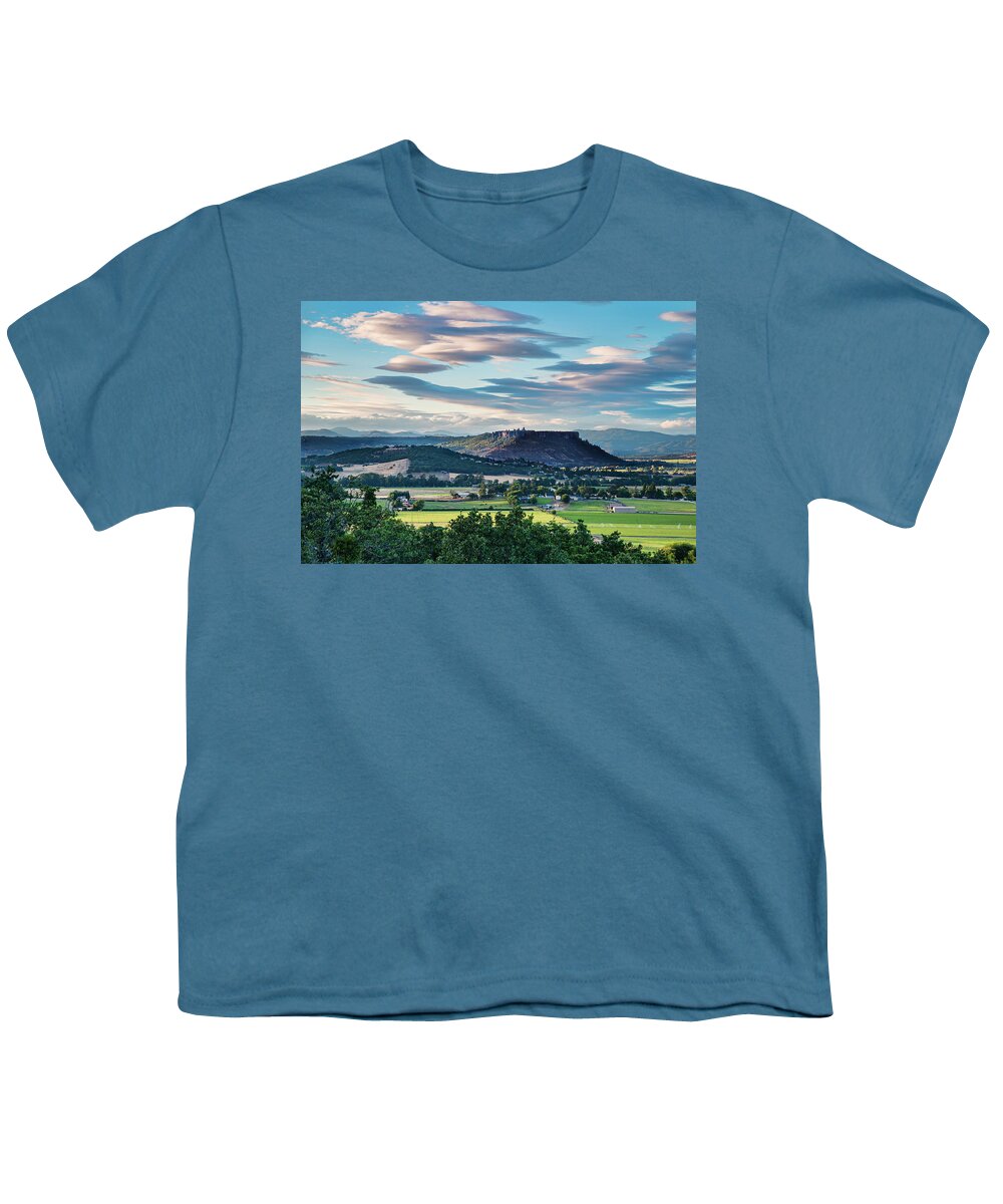 Central Point Youth T-Shirt featuring the photograph A Peaceful Land by Dan McGeorge