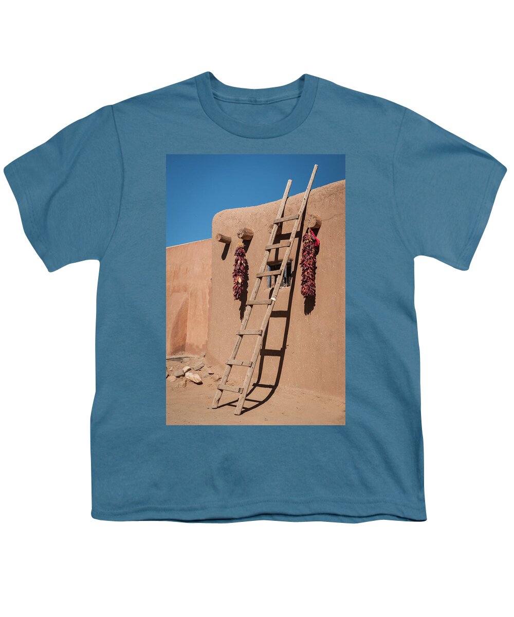 Adobe Youth T-Shirt featuring the photograph Adobe Shadows by John Roach