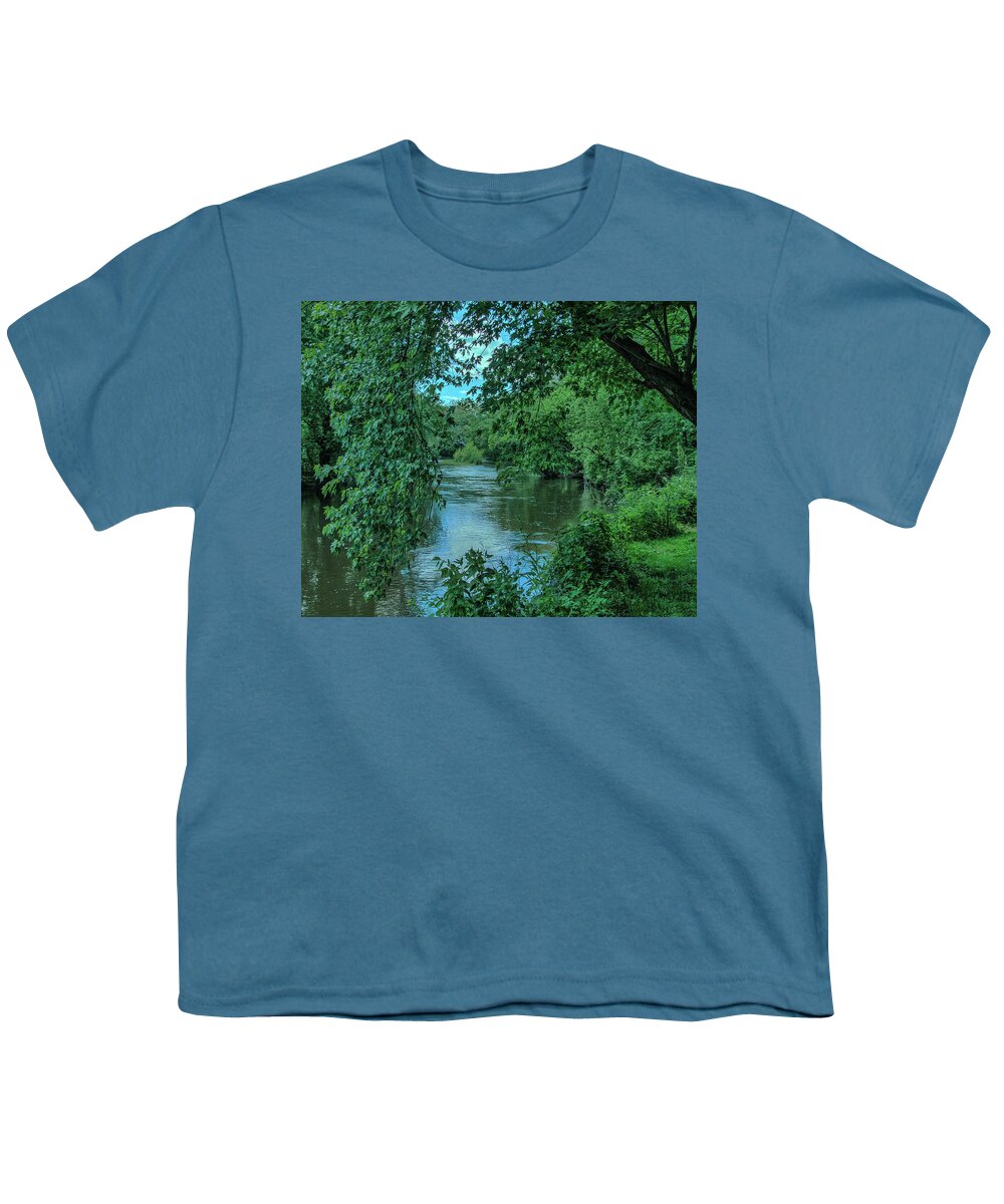 Brandywine River Museum Youth T-Shirt featuring the photograph Brandywine River by Richard Goldman