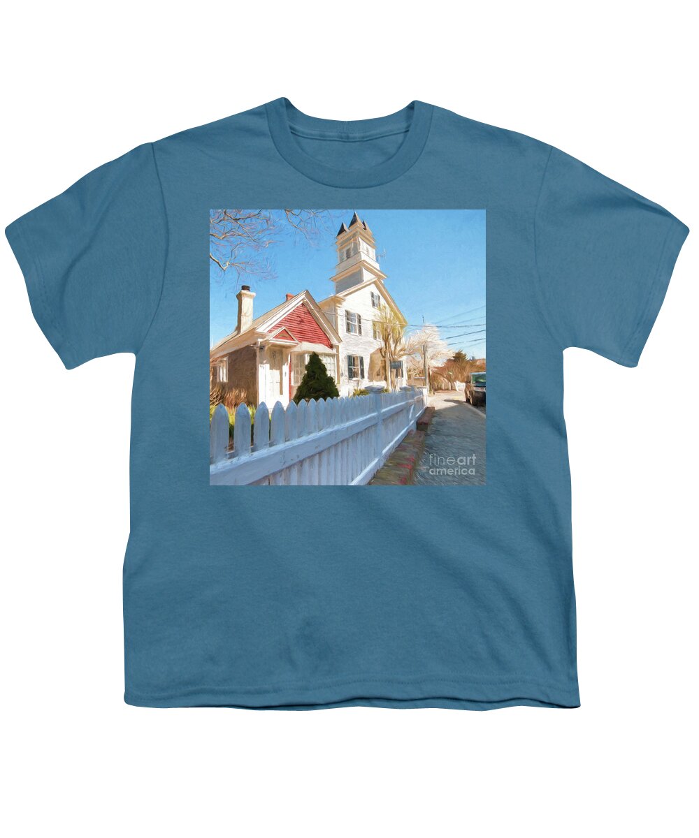 Commercial St Youth T-Shirt featuring the photograph Commercial St. #3 by Michael James