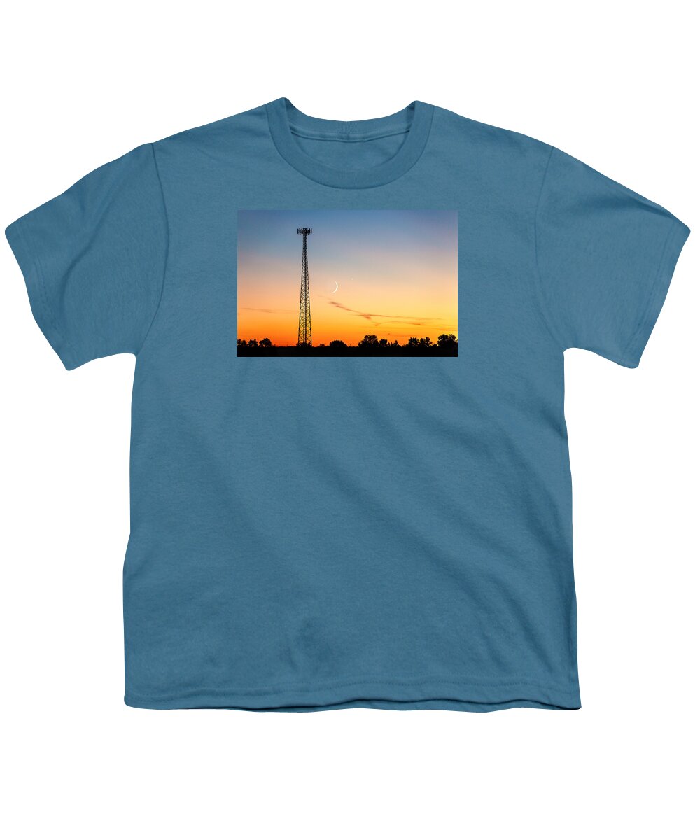 Cellular Telephone Youth T-Shirt featuring the photograph Cosmic Communications by Todd Klassy