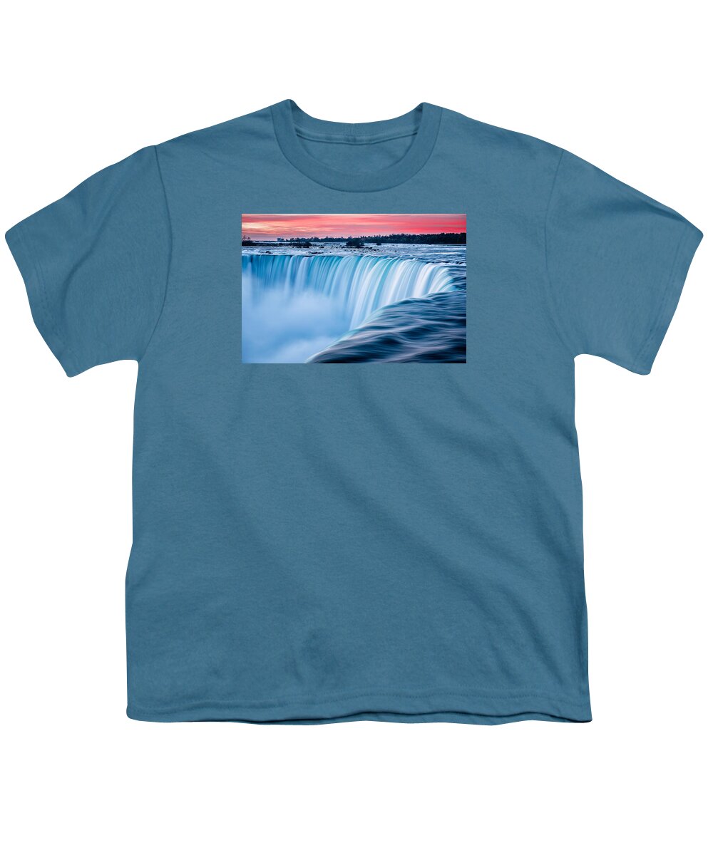 Dawn Youth T-Shirt featuring the photograph Dawn Flow by Mark Rogers
