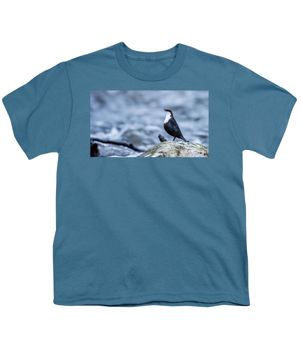 Dipper's Call Youth T-Shirt featuring the photograph Dipper's Call by Torbjorn Swenelius