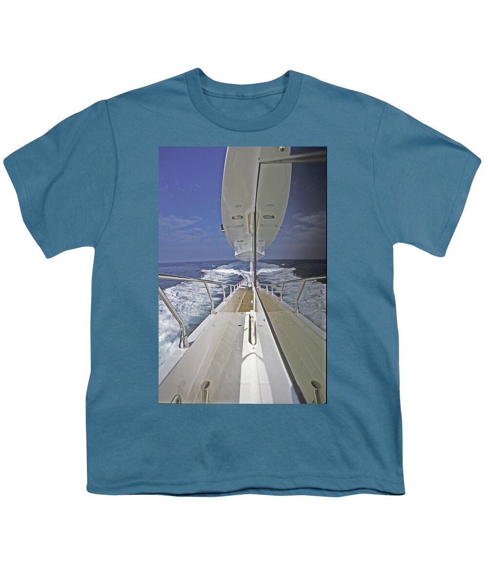 On Board Youth T-Shirt featuring the photograph Double Image by David Shuler