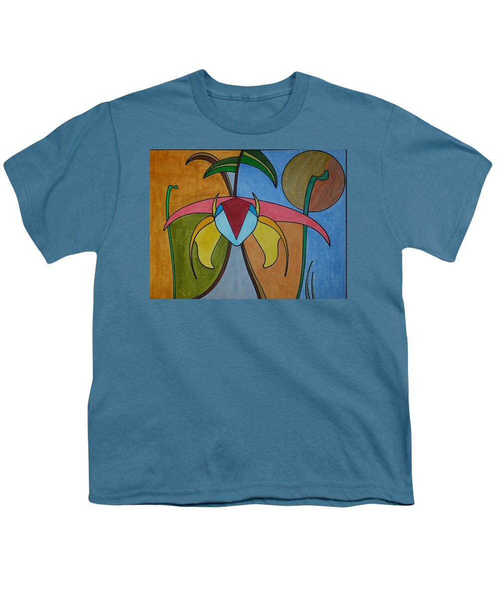 Geometric Art Youth T-Shirt featuring the glass art Dream 231 by S S-ray