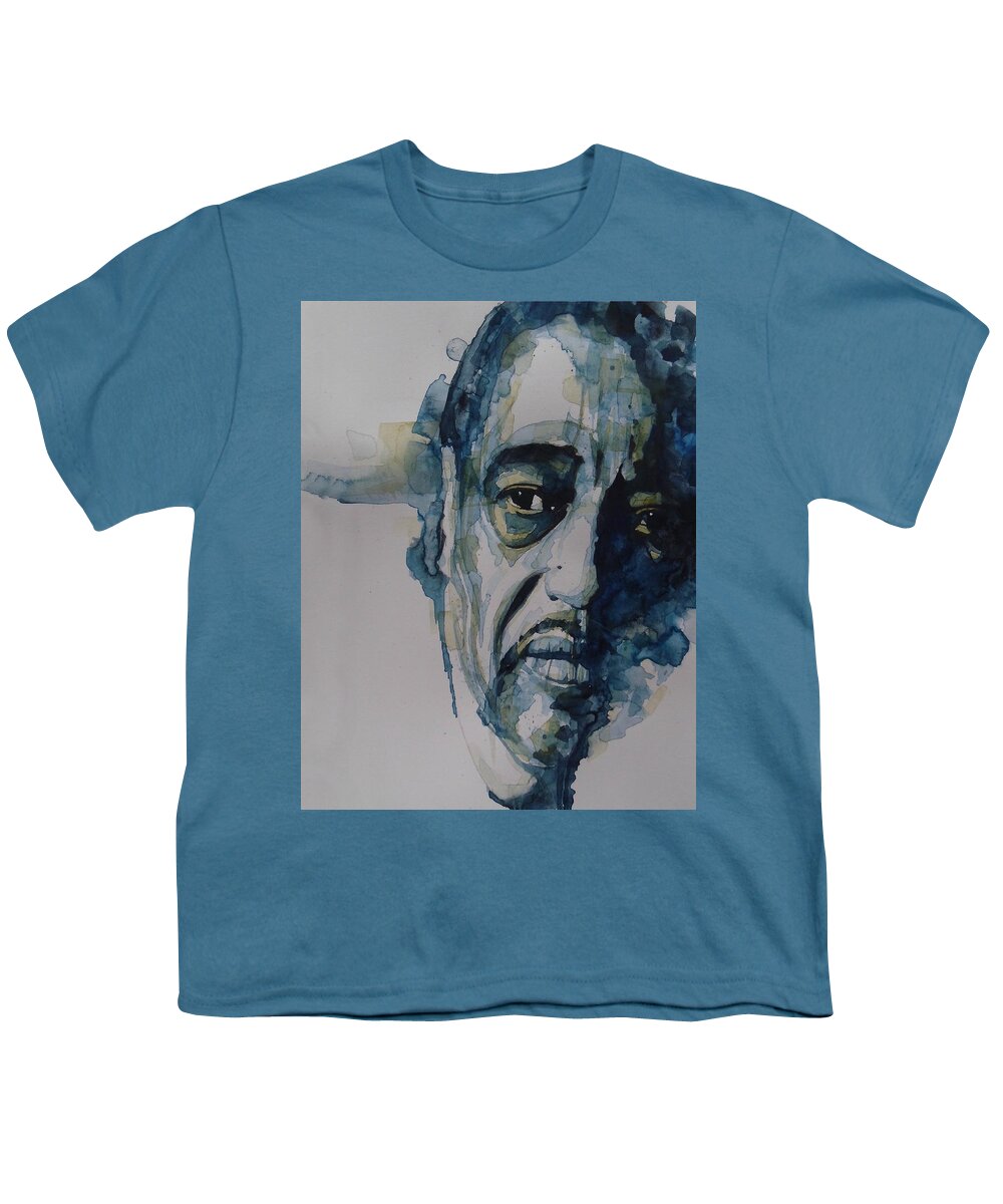 Duke Ellington Youth T-Shirt featuring the painting Duke Ellington by Paul Lovering