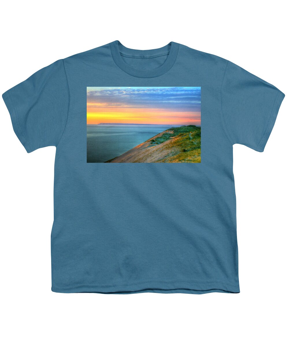 Dune Youth T-Shirt featuring the photograph Dune Sunset by Randy Pollard