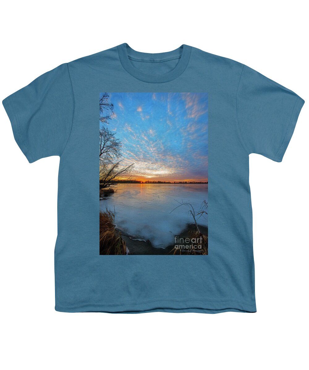 Ice Youth T-Shirt featuring the photograph Edge of the Lake to Eternity by David Arment