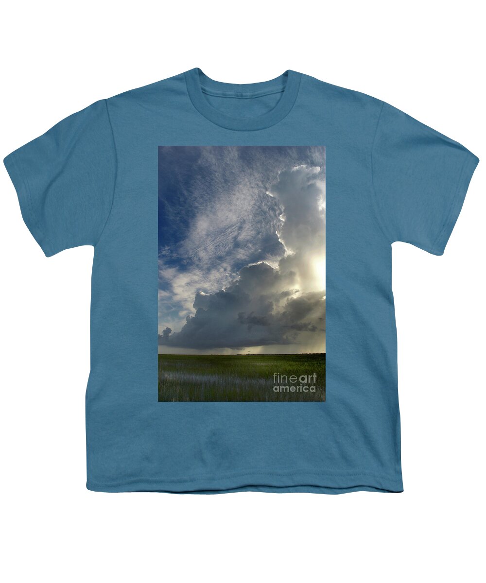 Nature Youth T-Shirt featuring the photograph Everglades Storm by Skip Willits