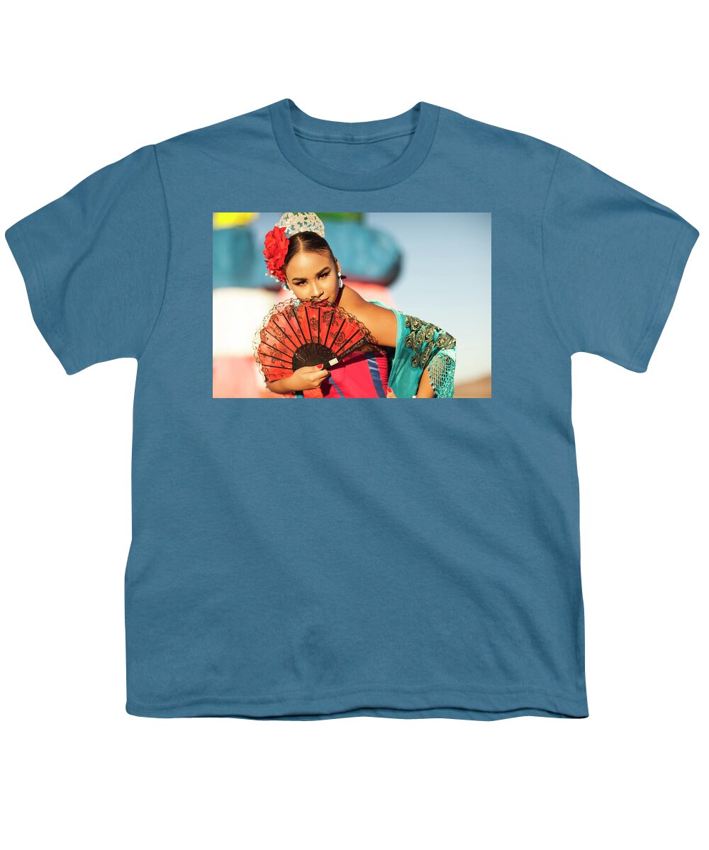  Youth T-Shirt featuring the photograph Fan Cathy by Carl Wilkerson