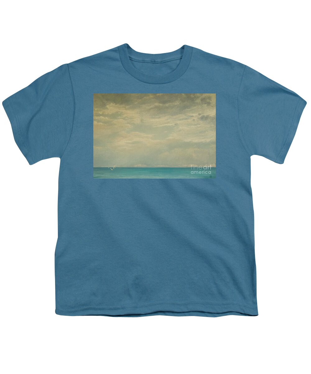 Flutter Of Life Youth T-Shirt featuring the painting Flutter of life by Angus Hampel