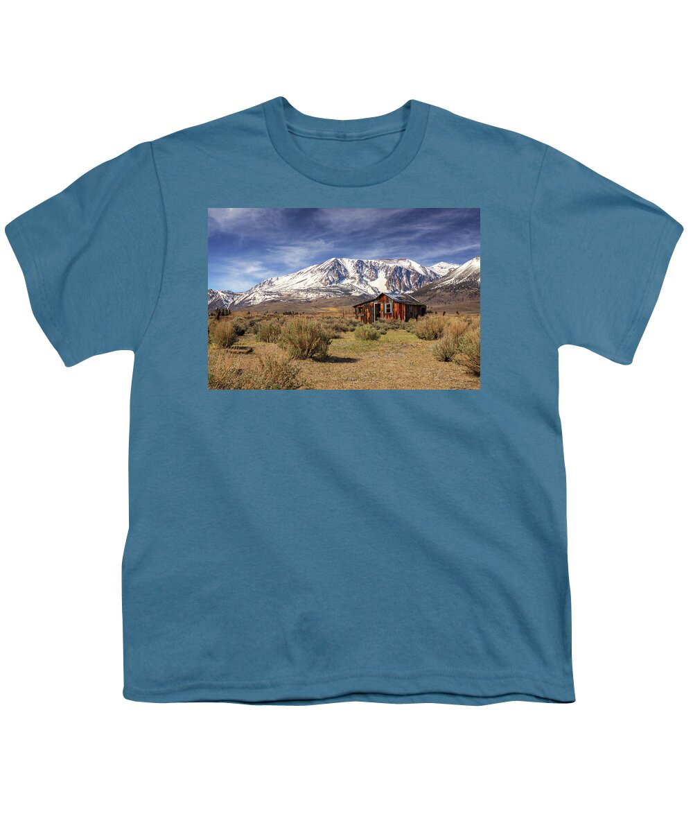 Cabin Youth T-Shirt featuring the photograph Guardian Of The Sierras by James Eddy