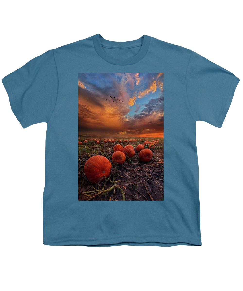 Summer Youth T-Shirt featuring the photograph In Search Of The Great Pumpkin by Phil Koch