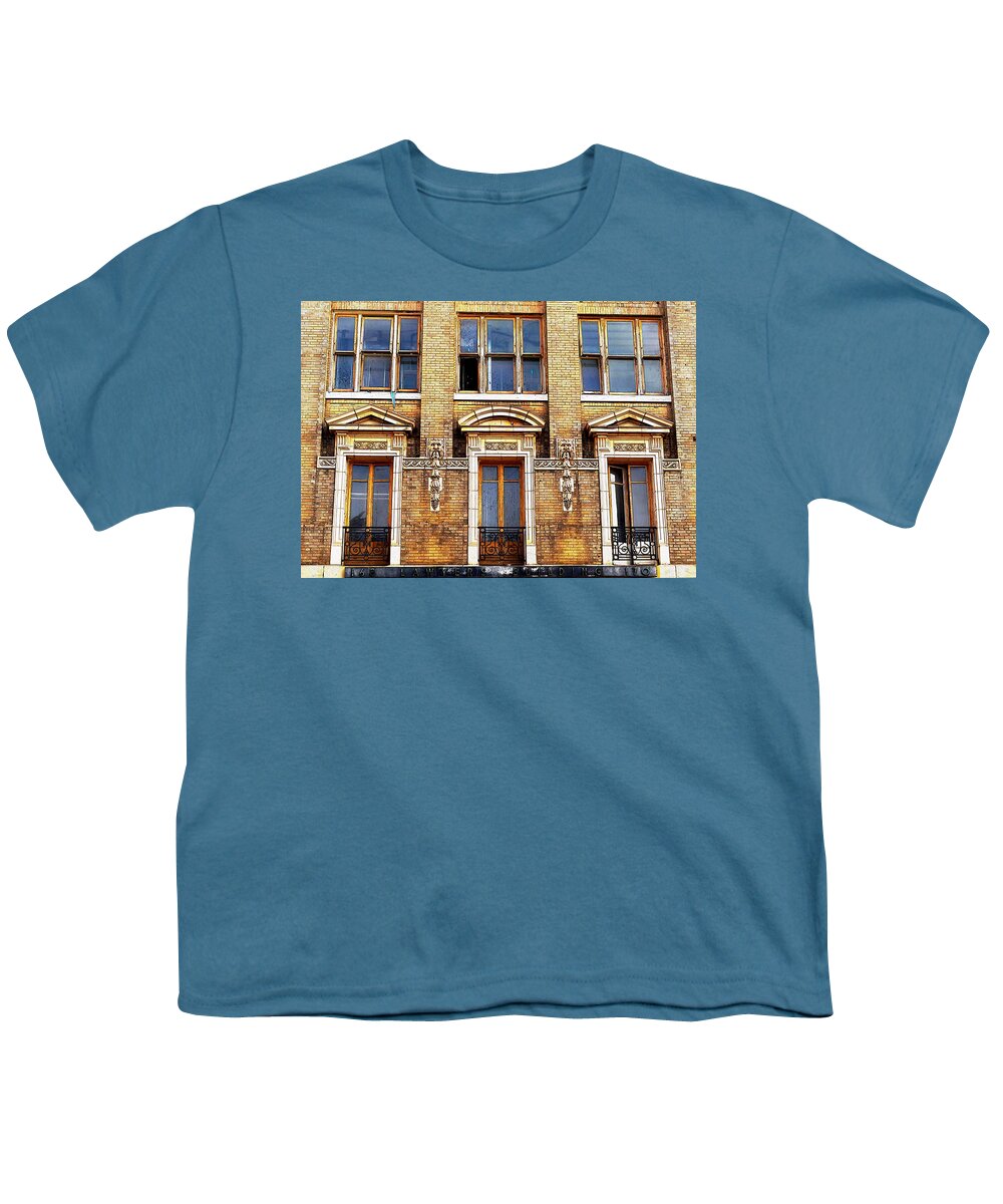 Fine Art Youth T-Shirt featuring the photograph Lawyers Building by Rodney Lee Williams