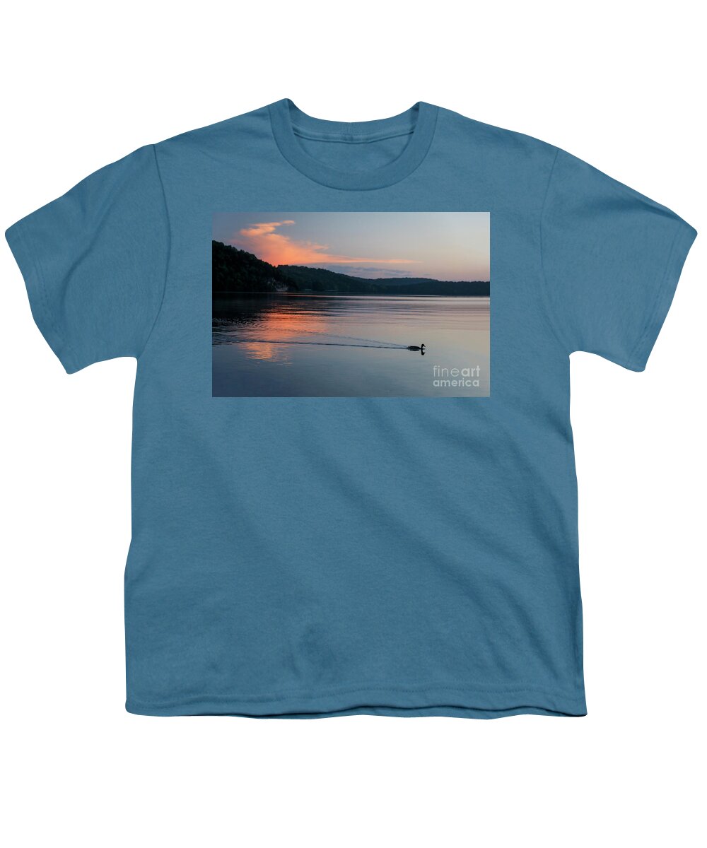 Lake Youth T-Shirt featuring the photograph Morning Mallard by Dennis Hedberg