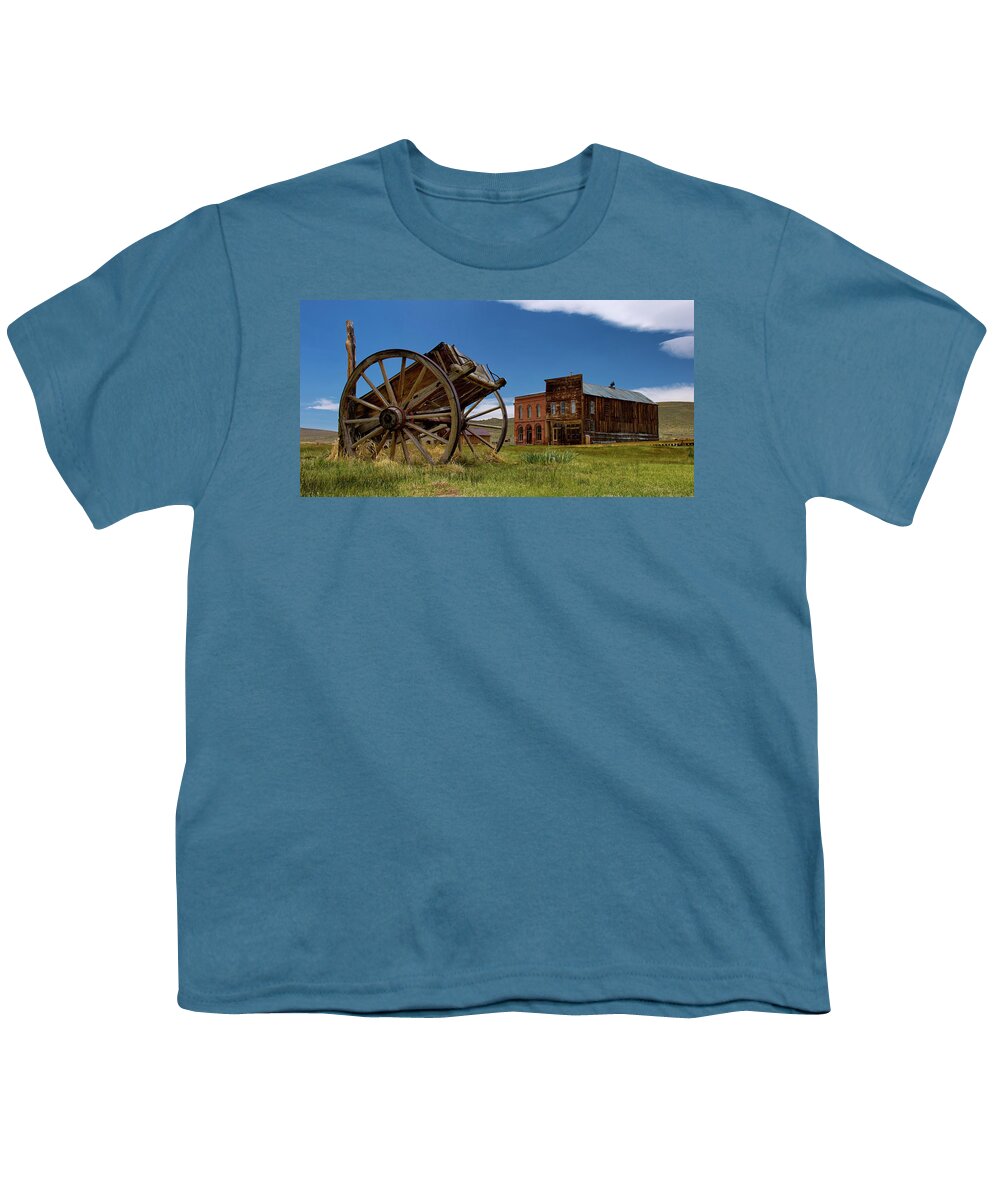 Bodie Ghost Town Youth T-Shirt featuring the photograph No Delivery by American Landscapes