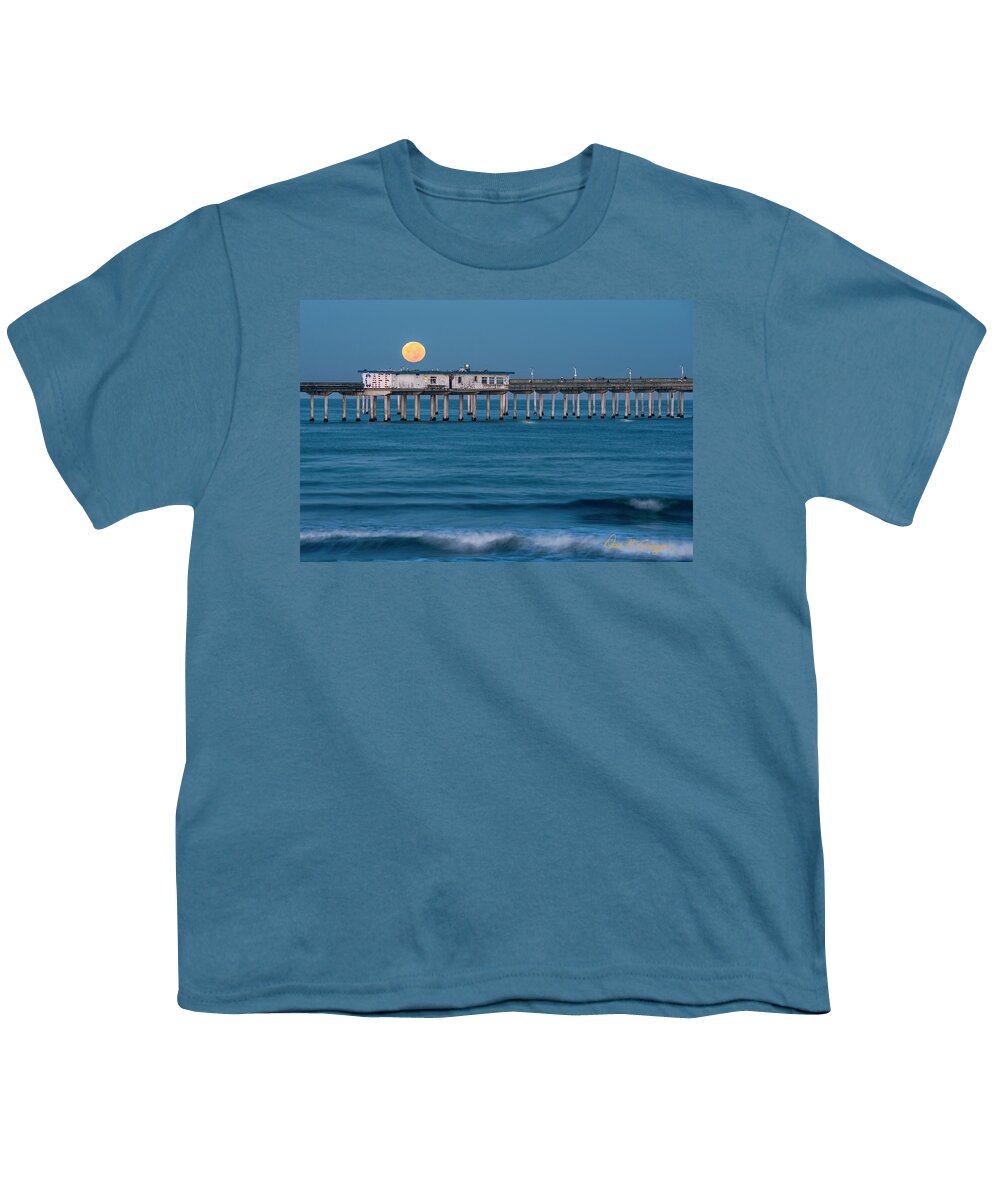 San Diego Youth T-Shirt featuring the photograph O B Morning by Dan McGeorge