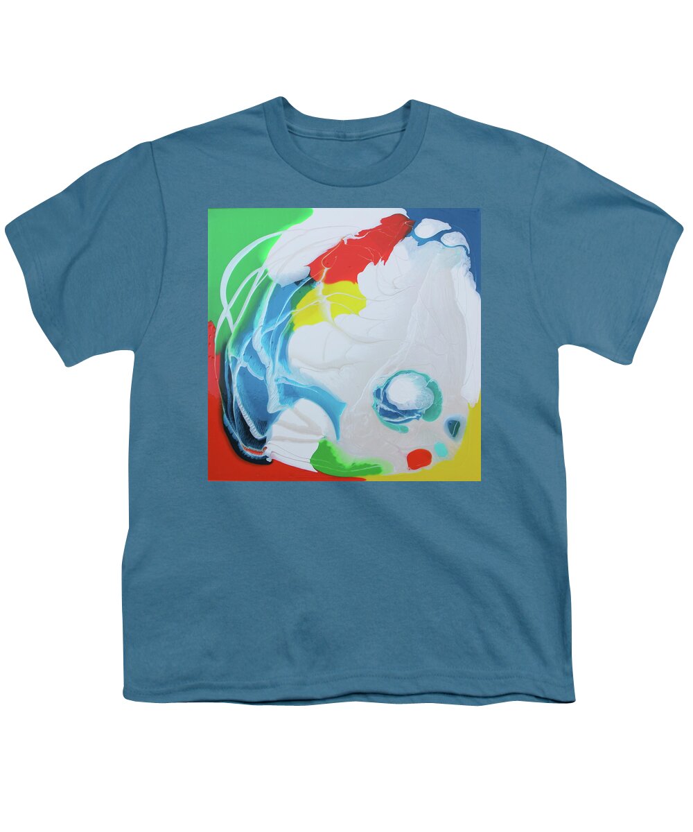 Abstract Youth T-Shirt featuring the painting On Cloud Nine by Madeleine Arnett
