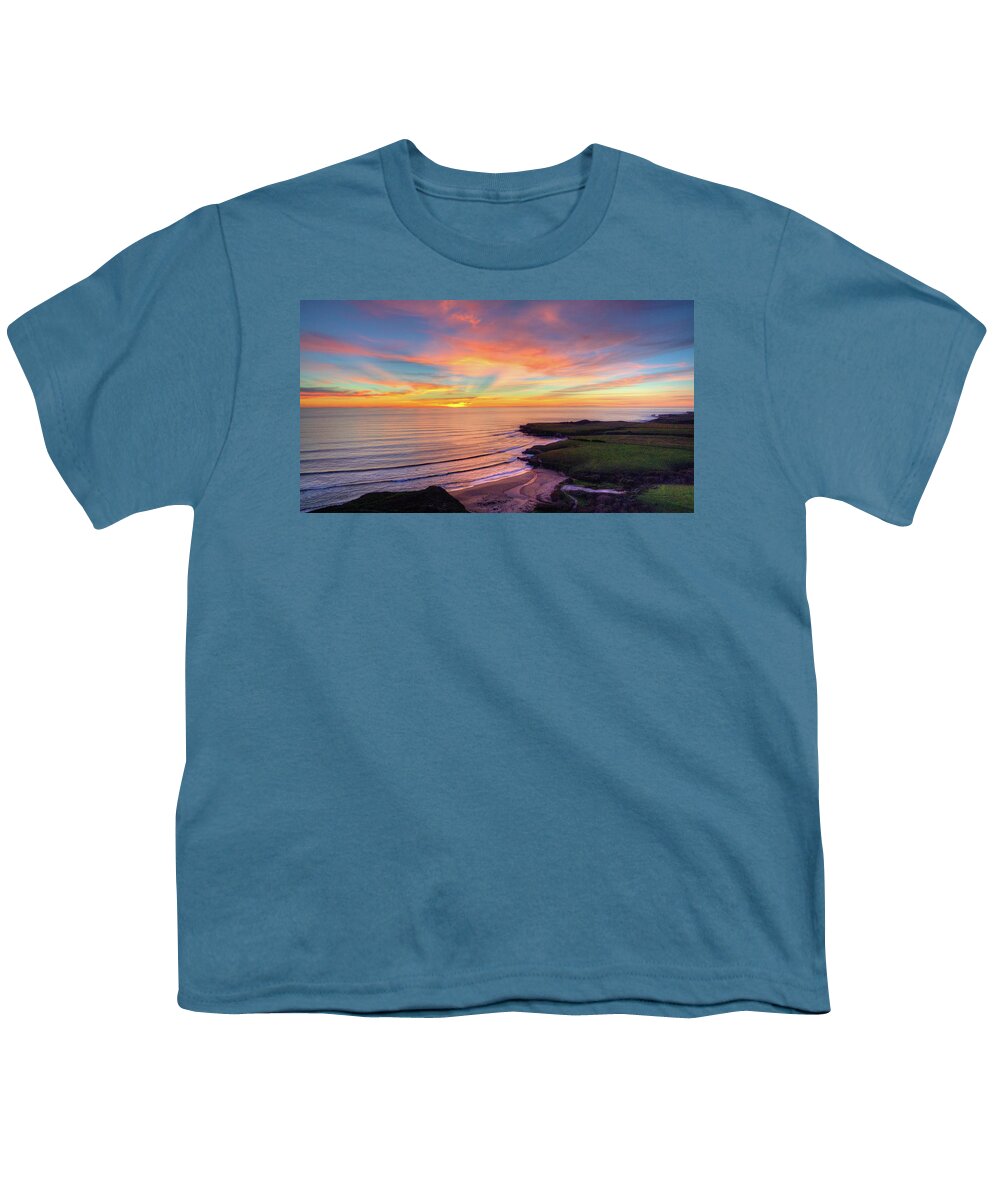 Above Youth T-Shirt featuring the photograph Pastel Palette by David Levy