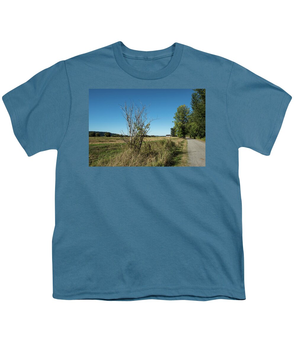 Path To Twin Barns Youth T-Shirt featuring the photograph Path to Twin Barns by Tom Cochran