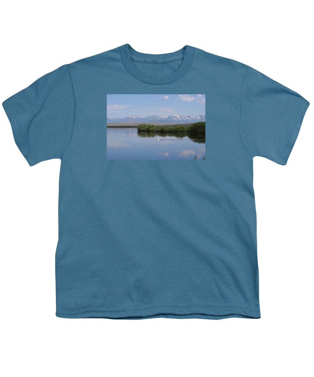 Animal Youth T-Shirt featuring the photograph Pelicans Walden Res Walden CO by Margarethe Binkley