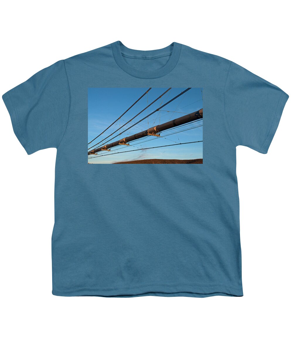 Pipeline Youth T-Shirt featuring the photograph Pipeline by Cathy Mahnke