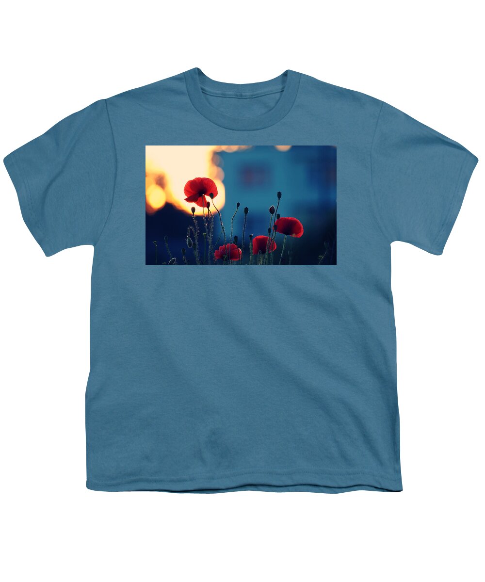 Poppy Youth T-Shirt featuring the photograph Poppy by Jackie Russo