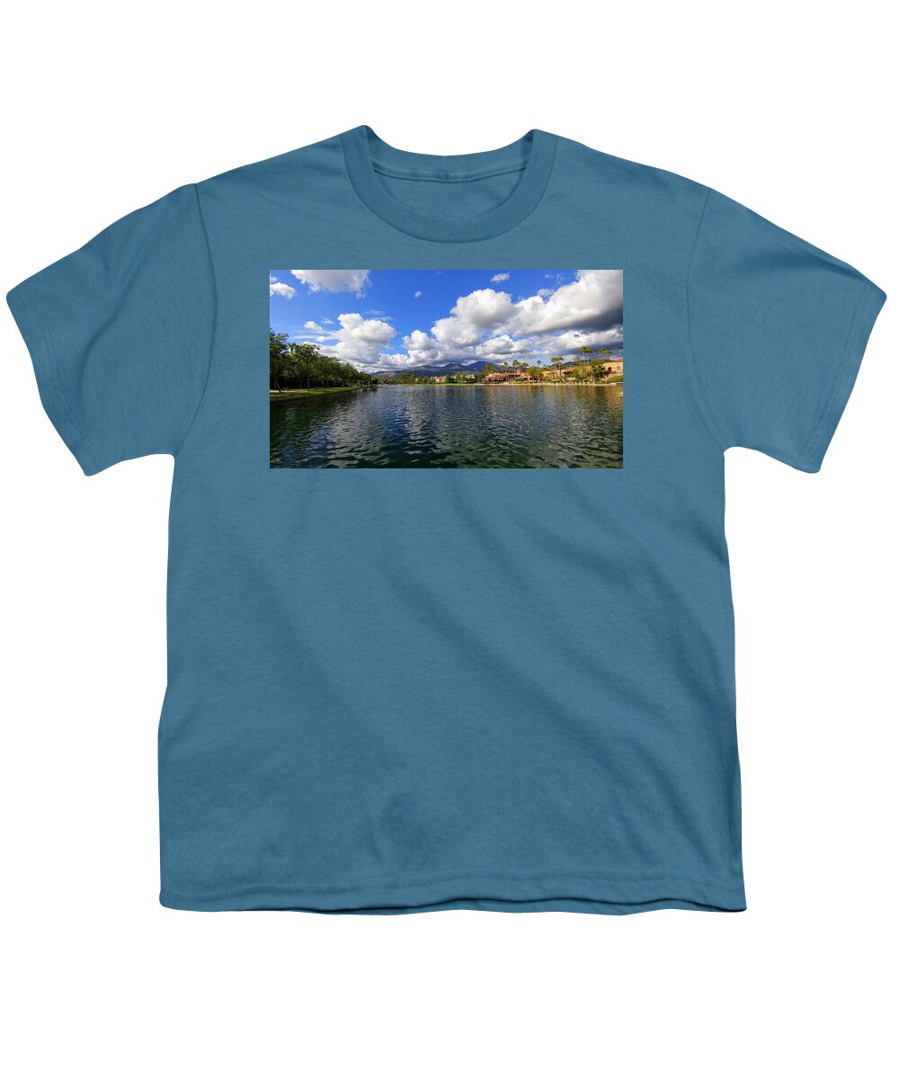 Lake Youth T-Shirt featuring the photograph Rancho Santa Margarita Lake by J R Yates