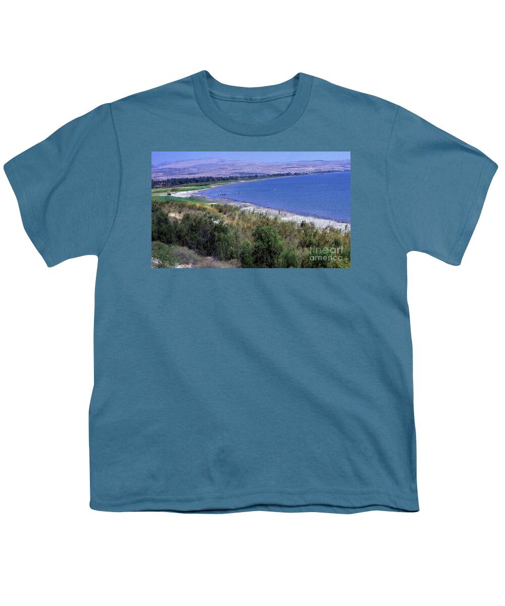 Recreation Youth T-Shirt featuring the photograph Recreation On The Sea by Lydia Holly